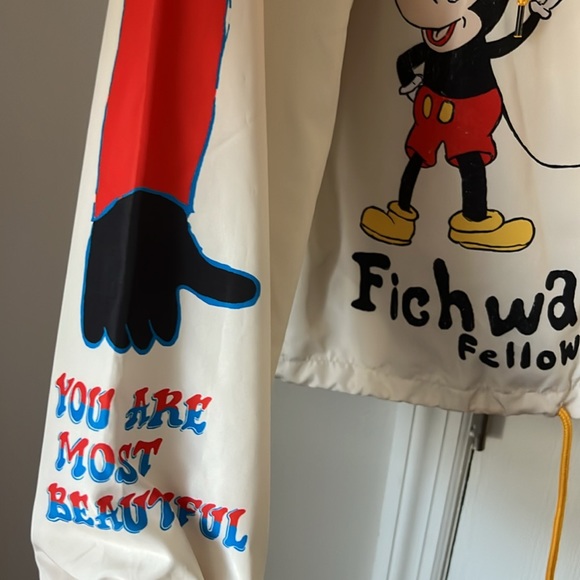 Disney World Animal Kingdom Adult Wind Breaker Rain Jacket Mickey Mouse Large - Picture 2 of 4